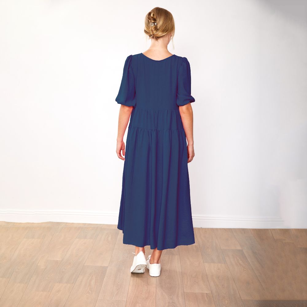 Jasmine Dress (Navy)
