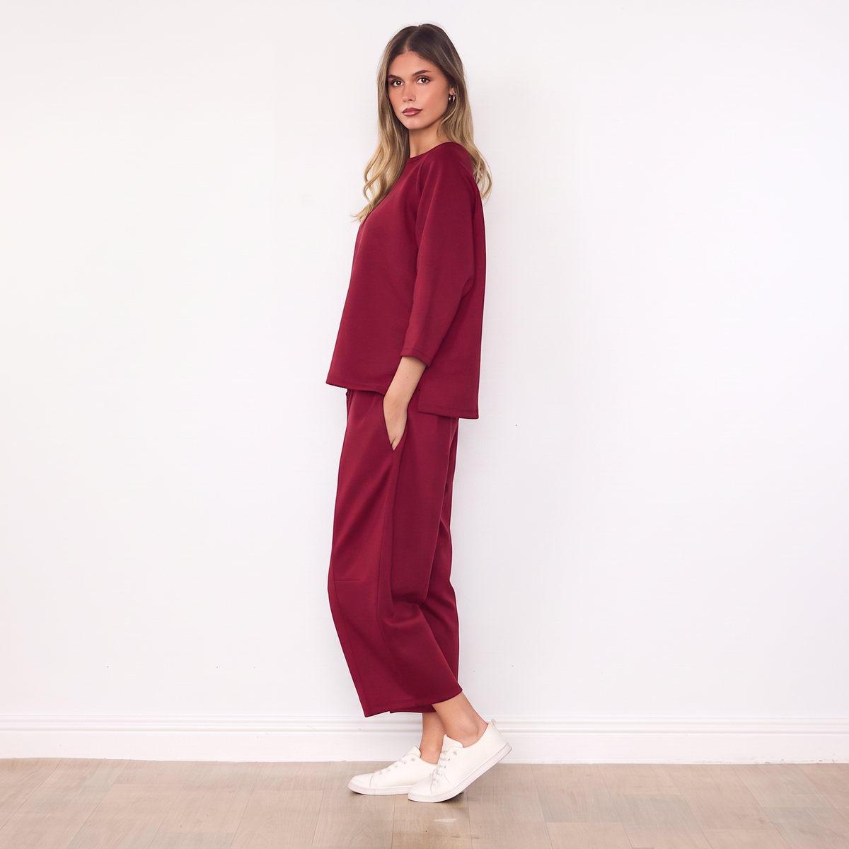Zoe Co-ord (Burgundy)