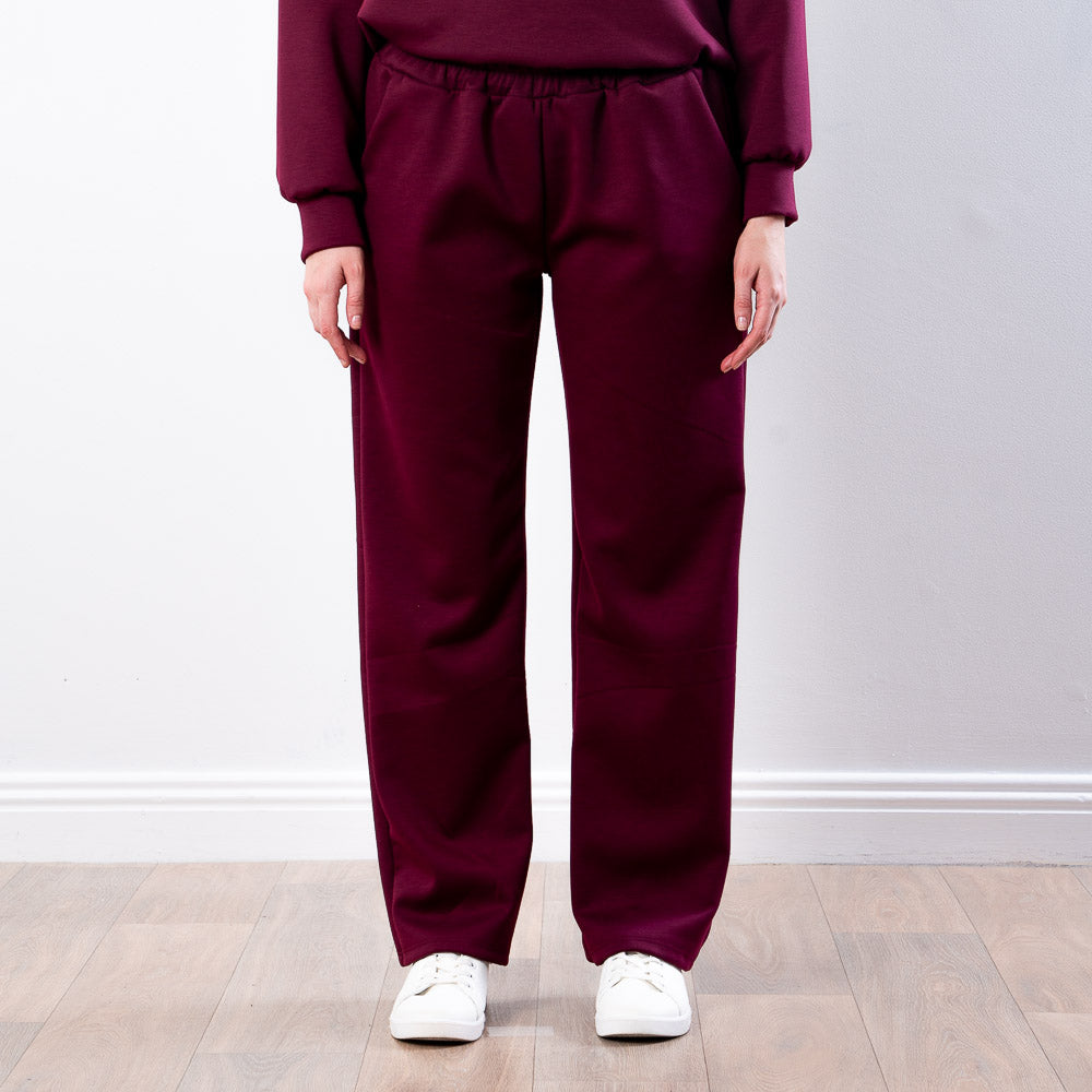 Jasmine Stripe Co-ord (Wine)