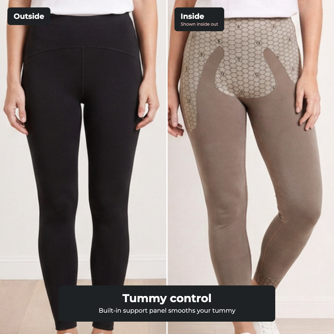 Mona Fleece Leggings (Black)