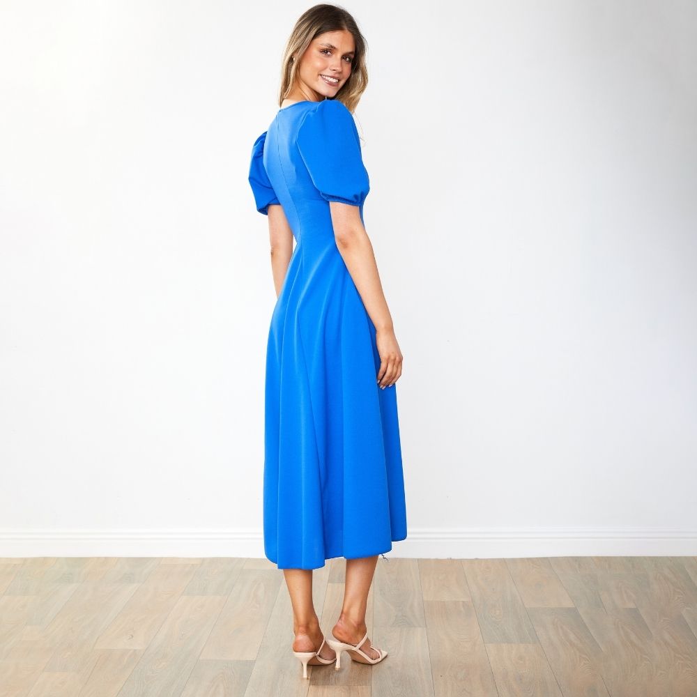 Flora Dress (Cobalt)
