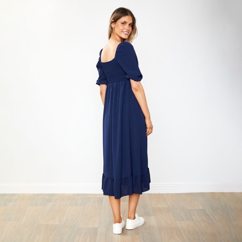 Vella Dress (Navy)