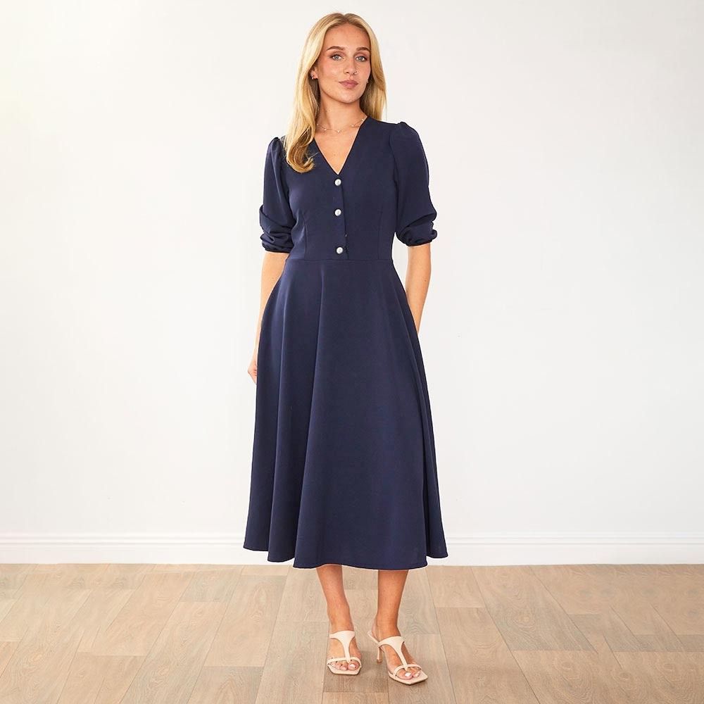 Maisy Dress (Navy)