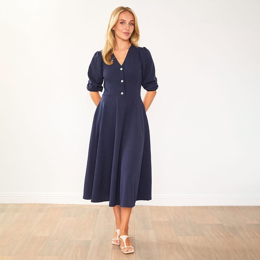 Maisy Dress (Navy)