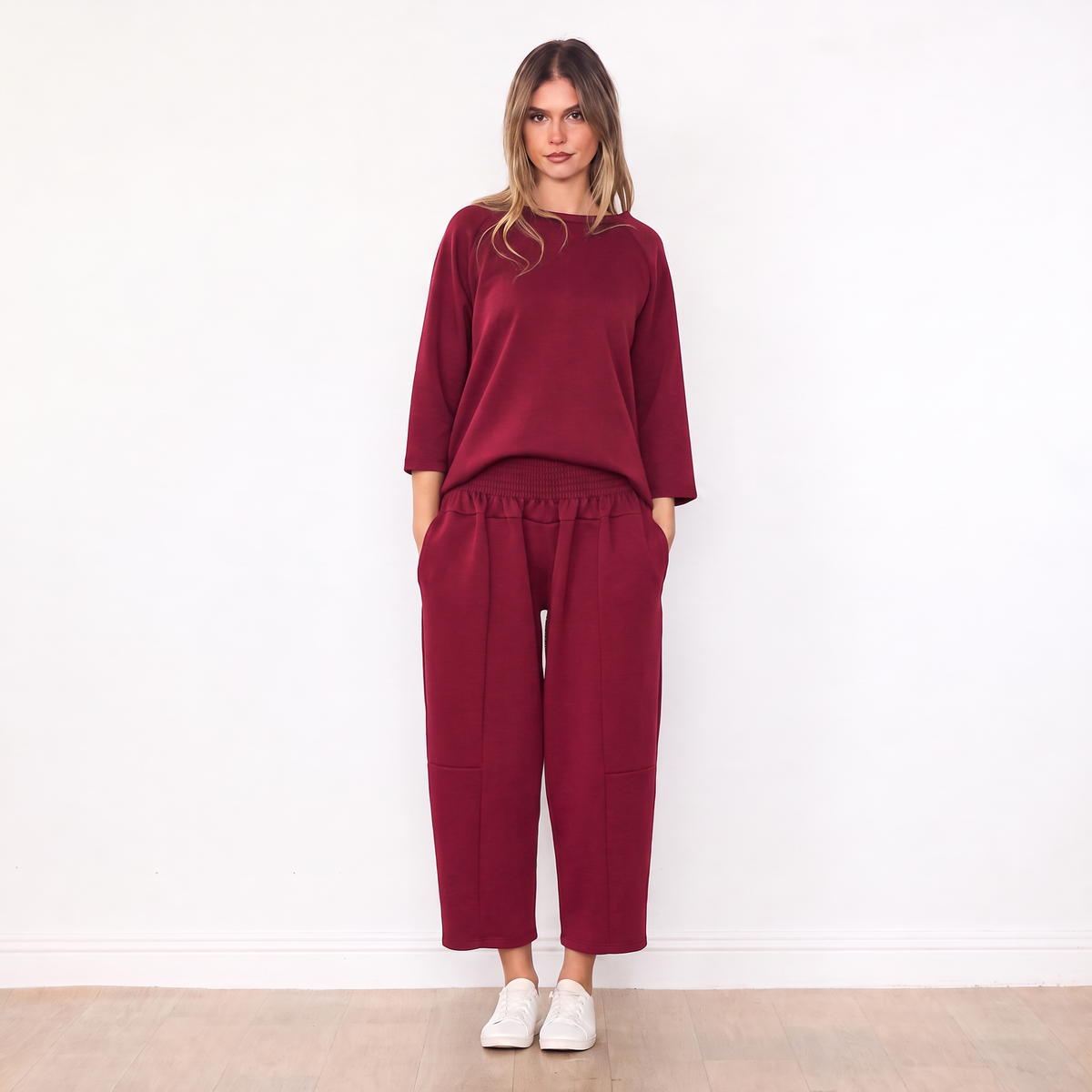 Zoe Co-ord (Burgundy)