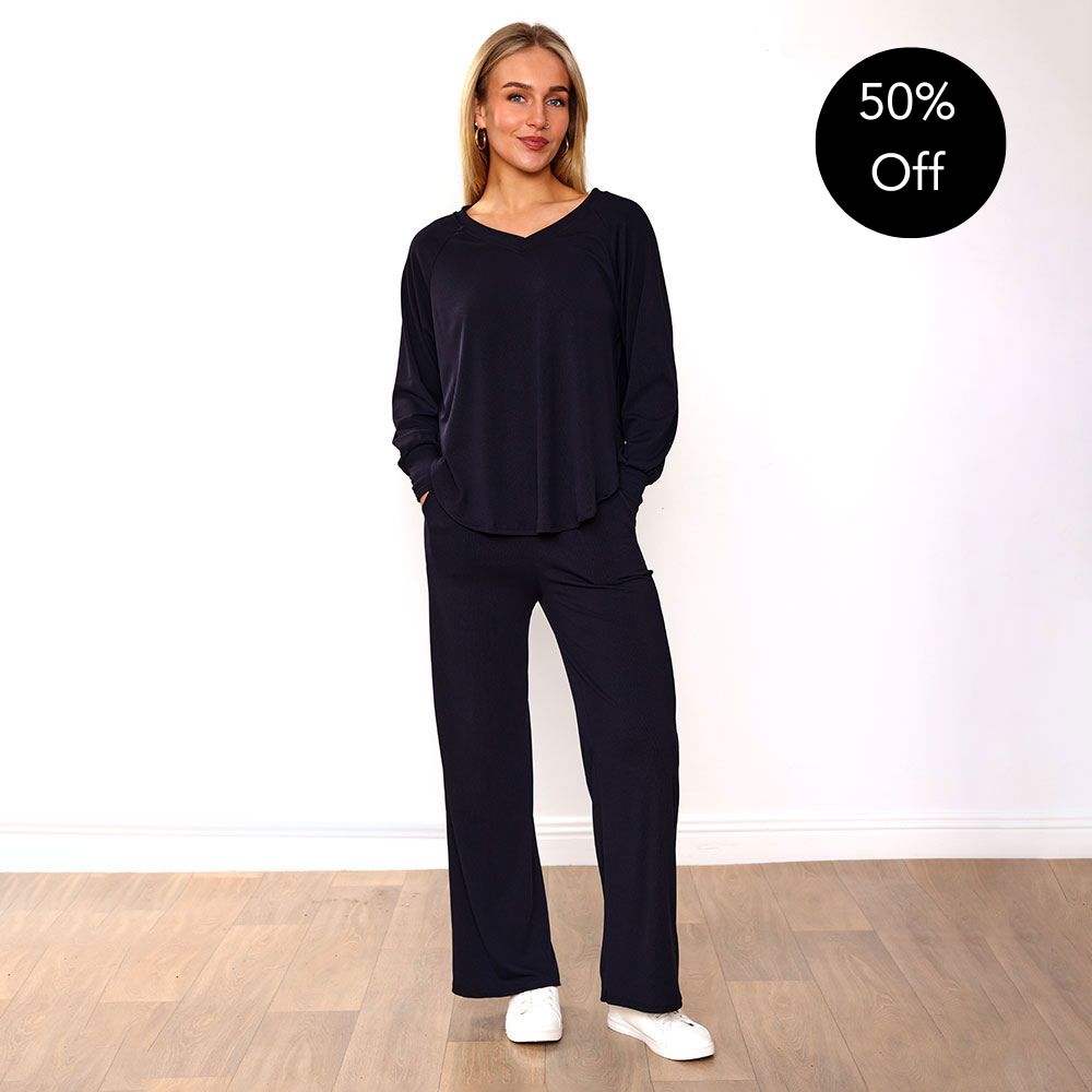 Layla Co-Ord (Navy)