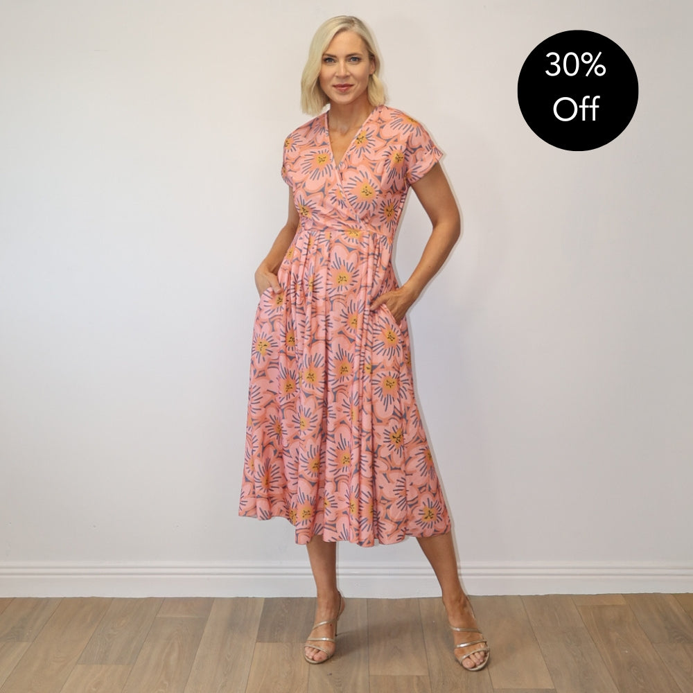 Kennedy Dress (Pastel Wild Flower)