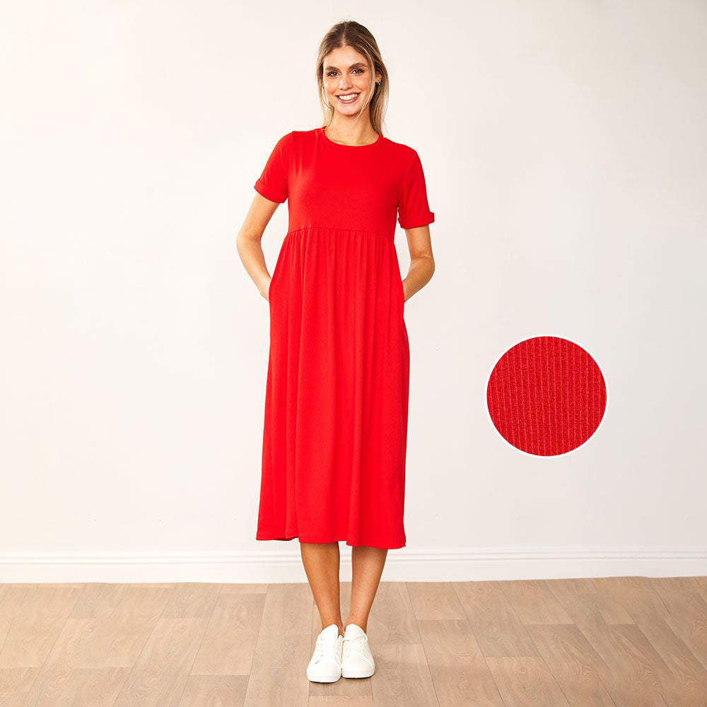 Ely Dress (Red)