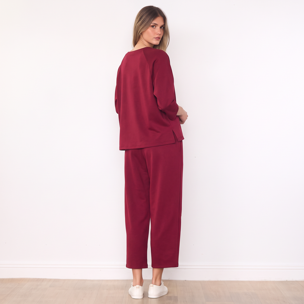 Zoe Co-ord (Burgundy)