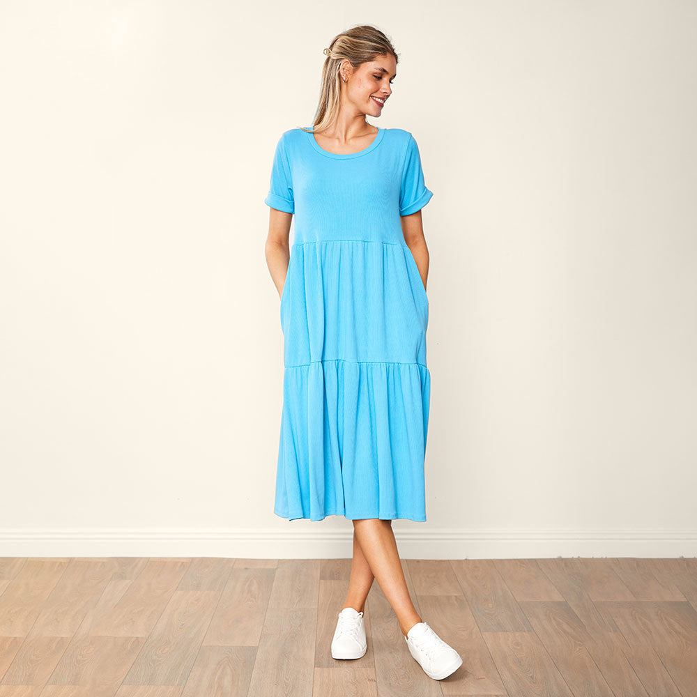 Aida Dress (Blue)