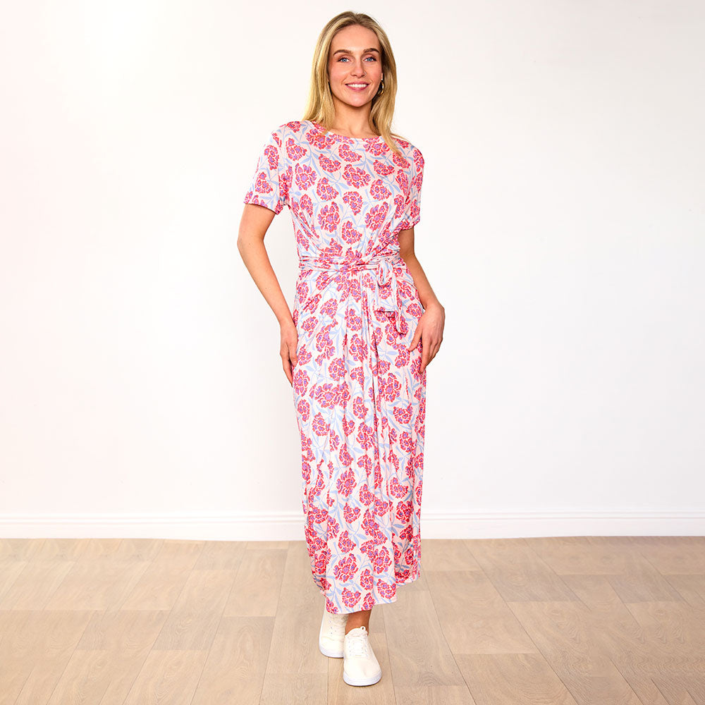 Alana Dress (Red Rose)