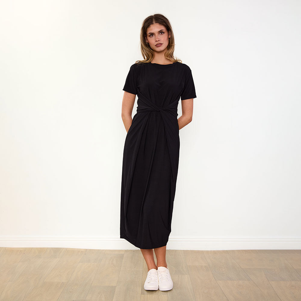 Alana Dress in black – women's dress – view 6