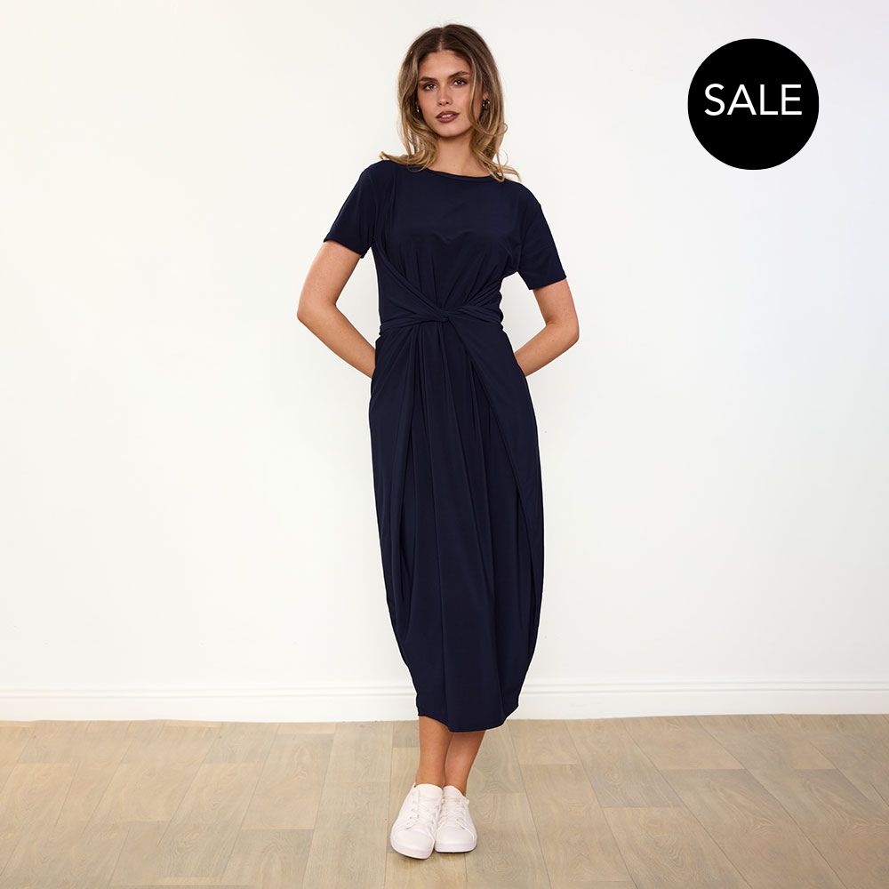 Alana Dress in navy – women's dress