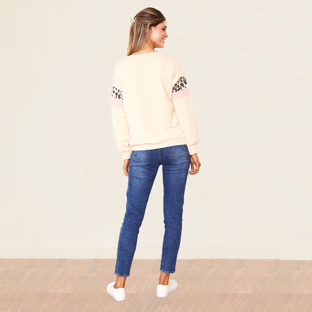 Ally Jumper (Cream/Pink) - The Casual Company