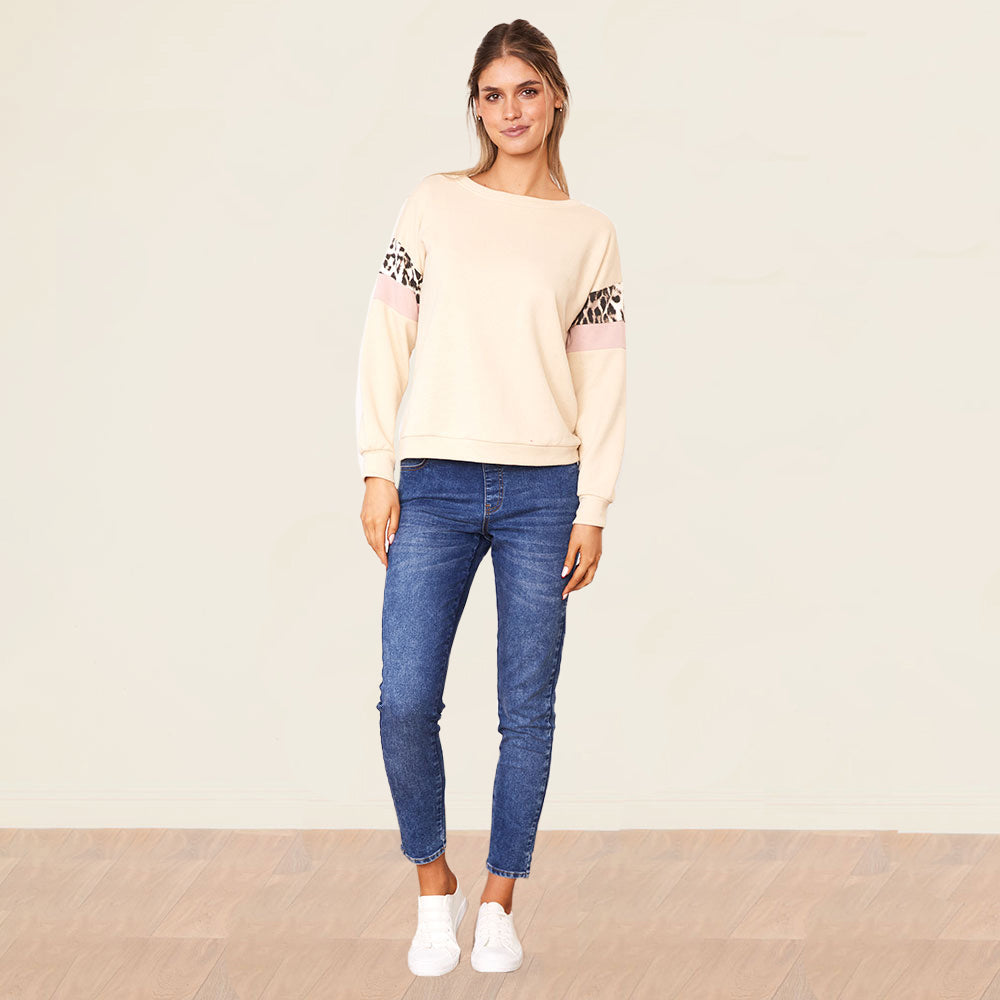 Ally Jumper (Cream/Pink) - The Casual Company