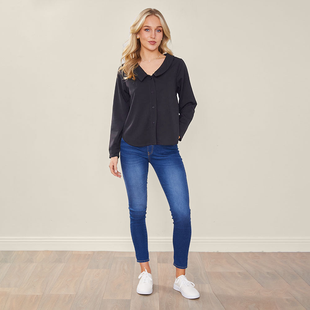 Anna Top (Black) & (White) (2 for €50)