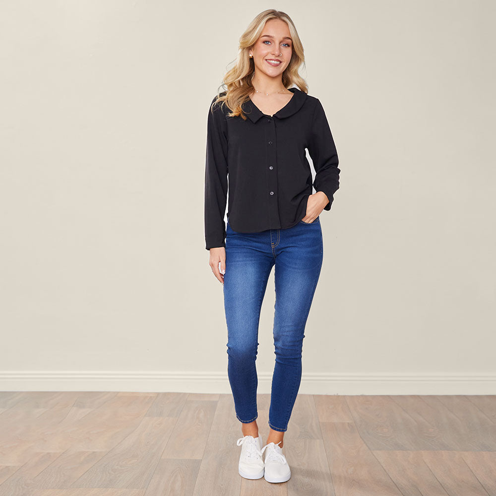 Anna Top (Black) & (White) (2 for €50)