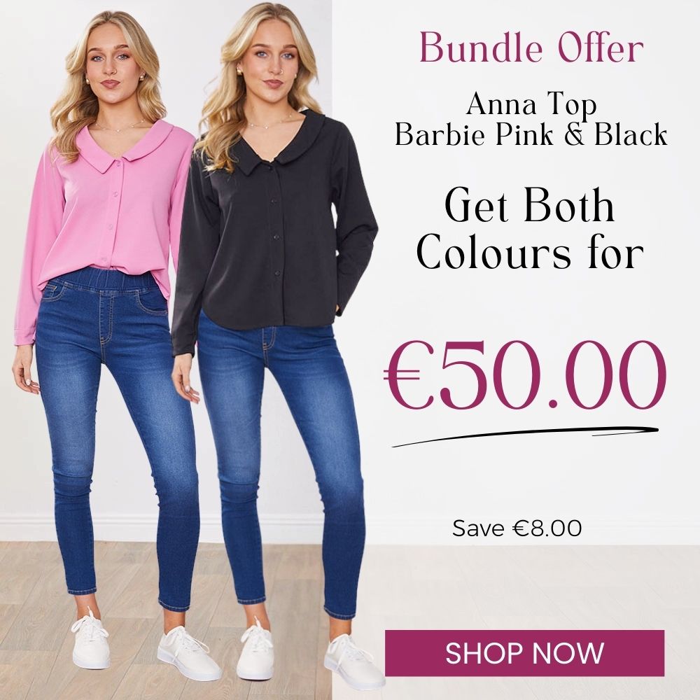 Anna Top (Barbie Pink) & (Black) (2 for €50)