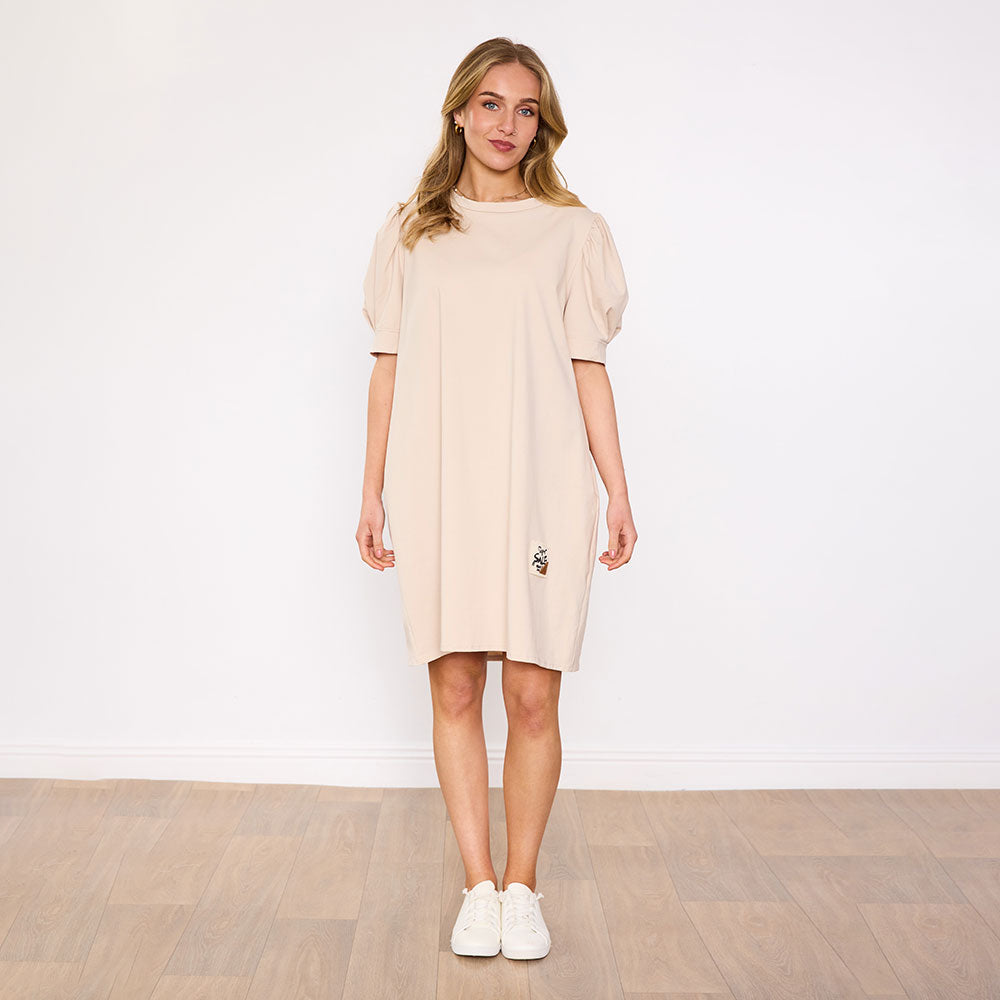 Bella Dress in cream – women's dress – view 2