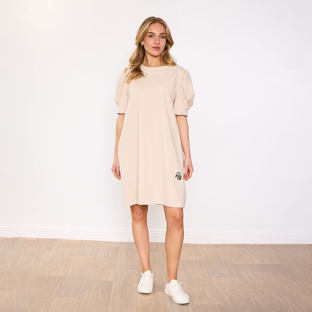 Bella Dress in cream – women's dress – view 6