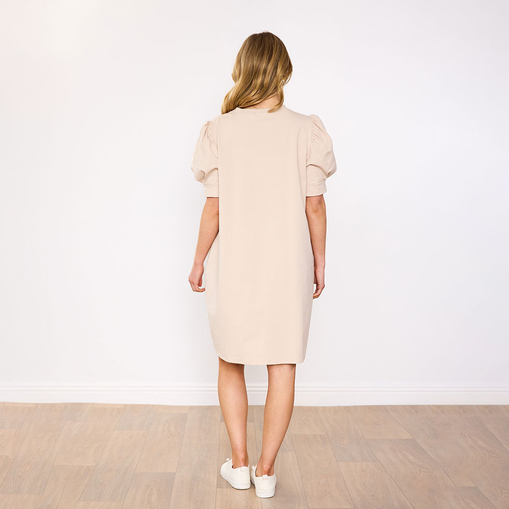 Bella Dress in cream – women's dress – view 8