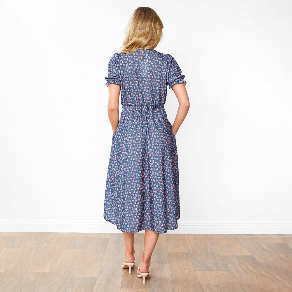 Belle Dress (Blue Blossom)