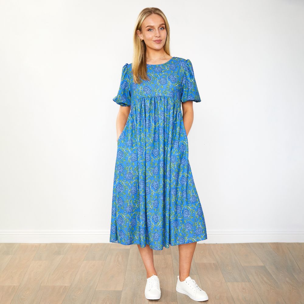Toni Dress (Blue Lotus)