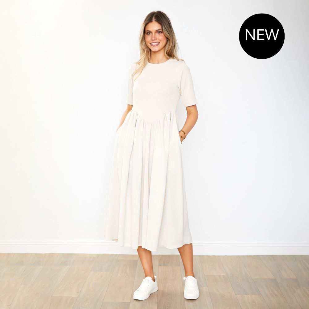 Bobbie Dress (Vanilla)