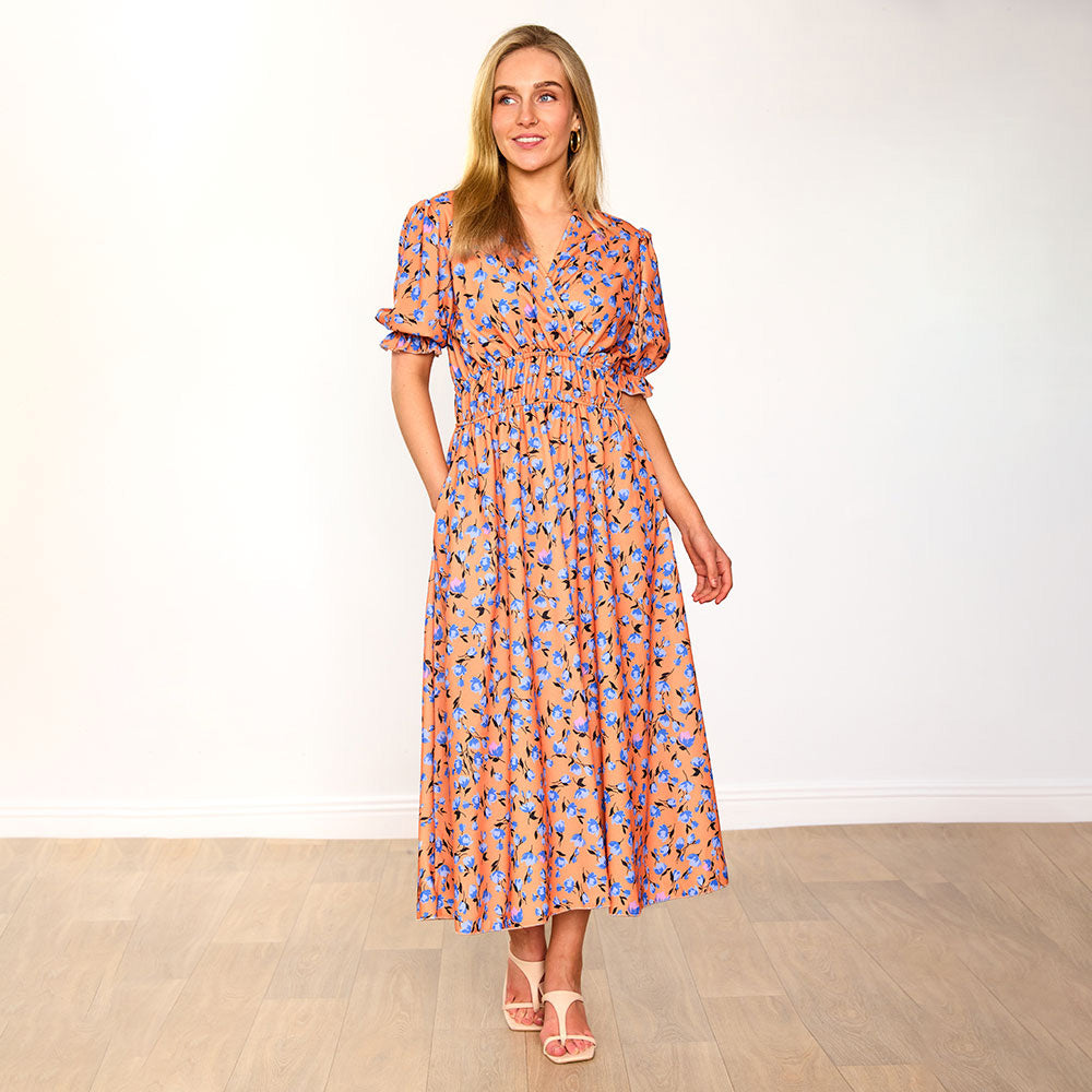 Bonnie Dress (Amber/Blue Bell)