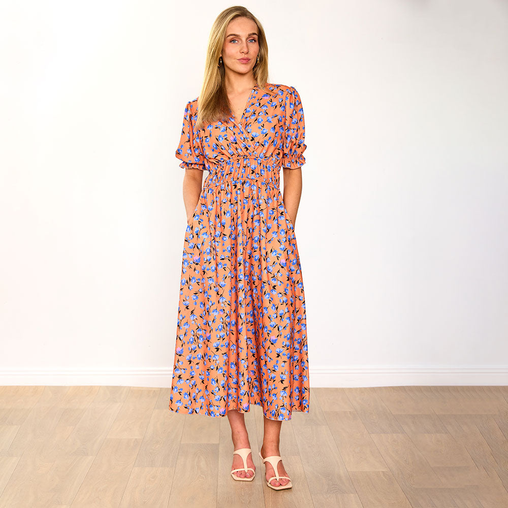 Bonnie Dress (Amber/Blue Bell)