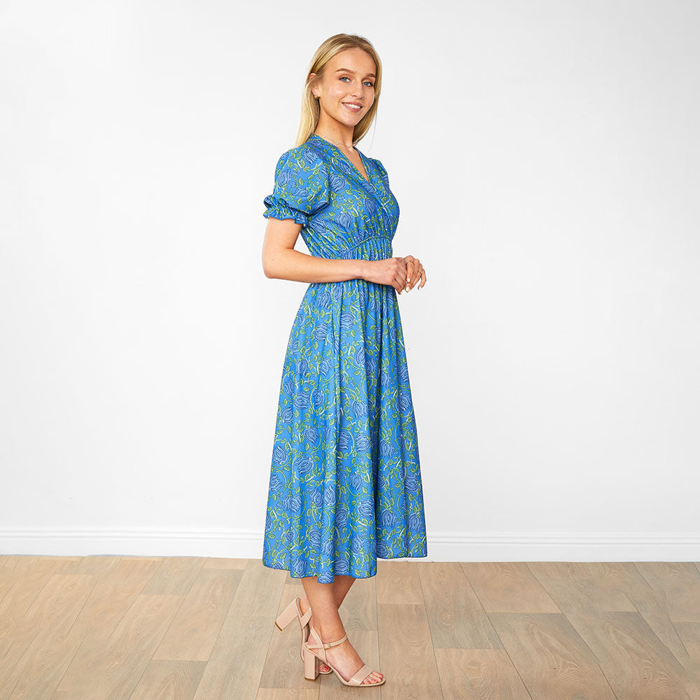 Bonnie dress Green Orchid & Blue Lotus (2 for €90)