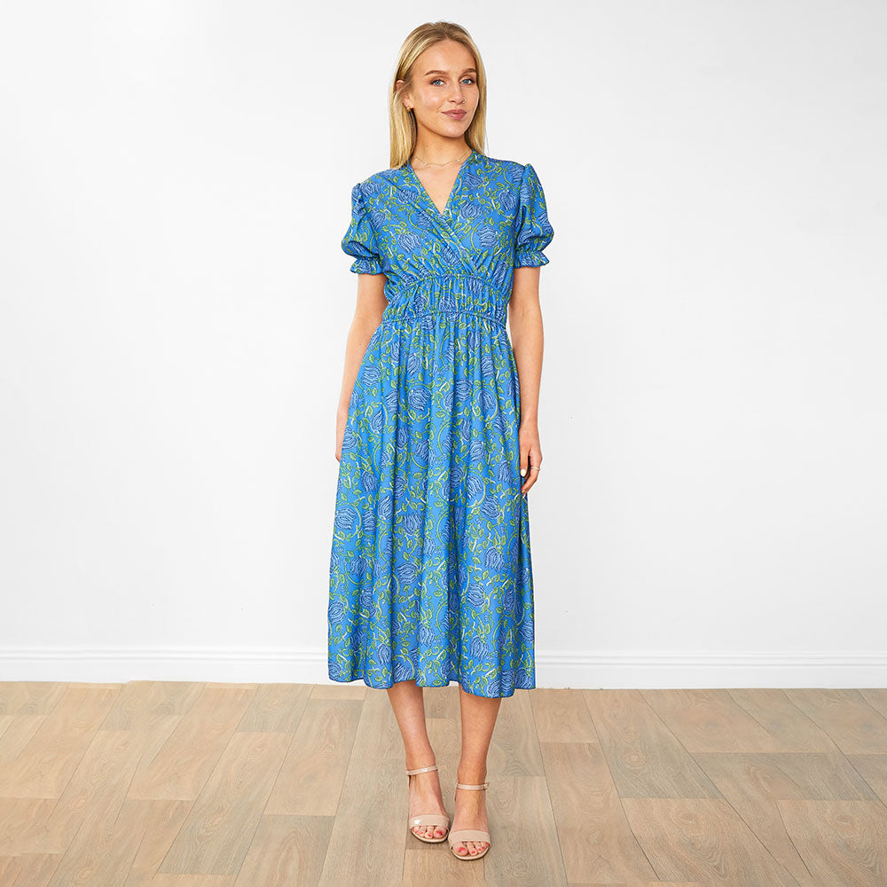 Bonnie dress Green Orchid & Blue Lotus (2 for €90)