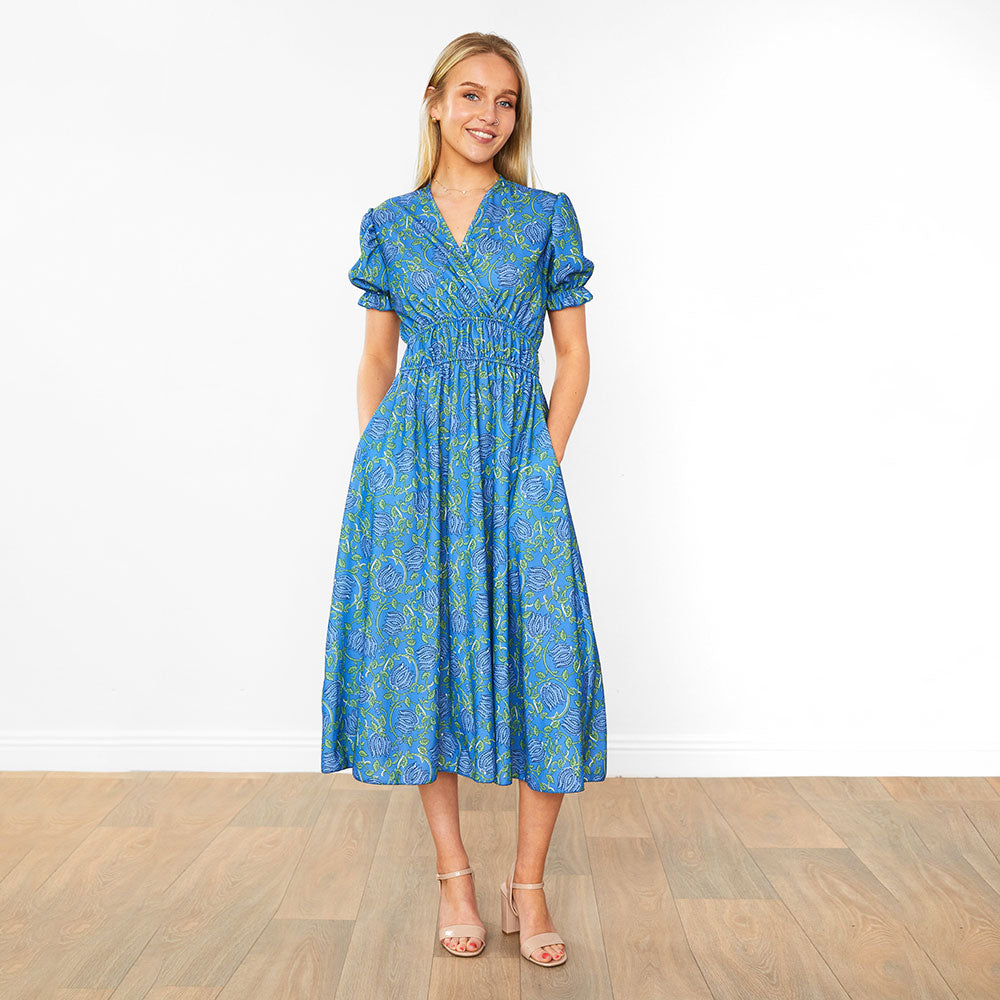 Bonnie Dress (Blue Lotus)