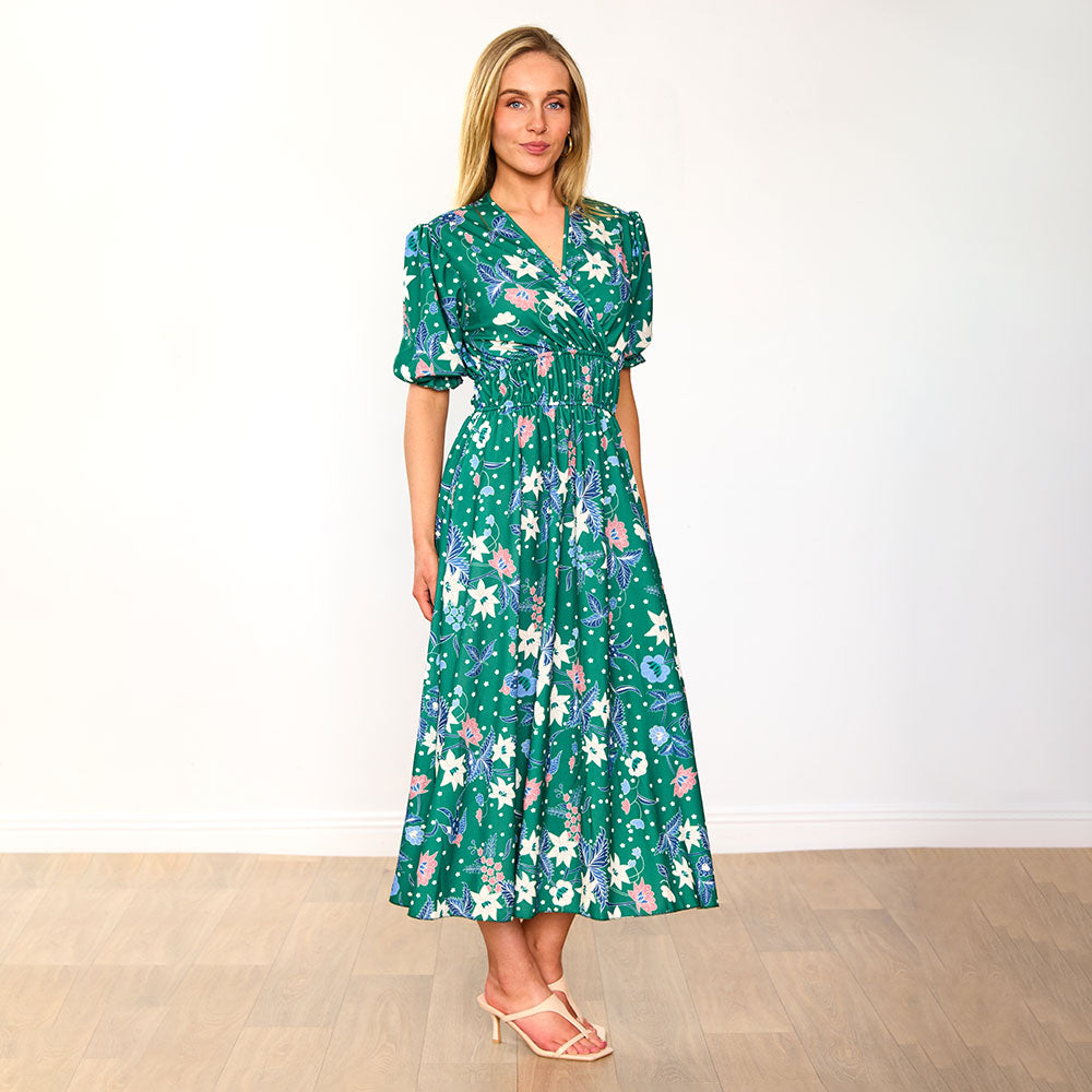 Bonnie Dress (Emerald/Lily)
