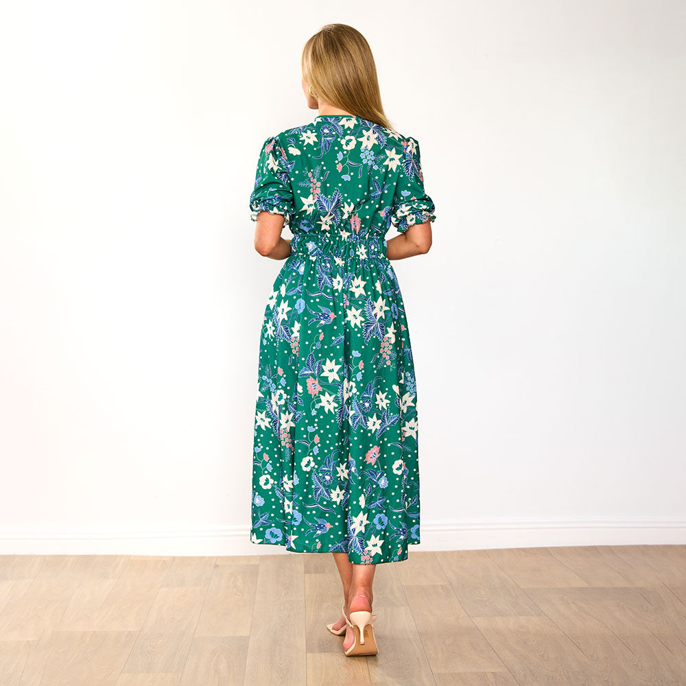 Bonnie Dress (Emerald/Lily)