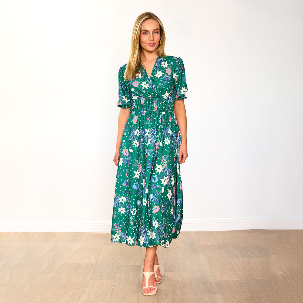 Bonnie Dress (Emerald/Lily)