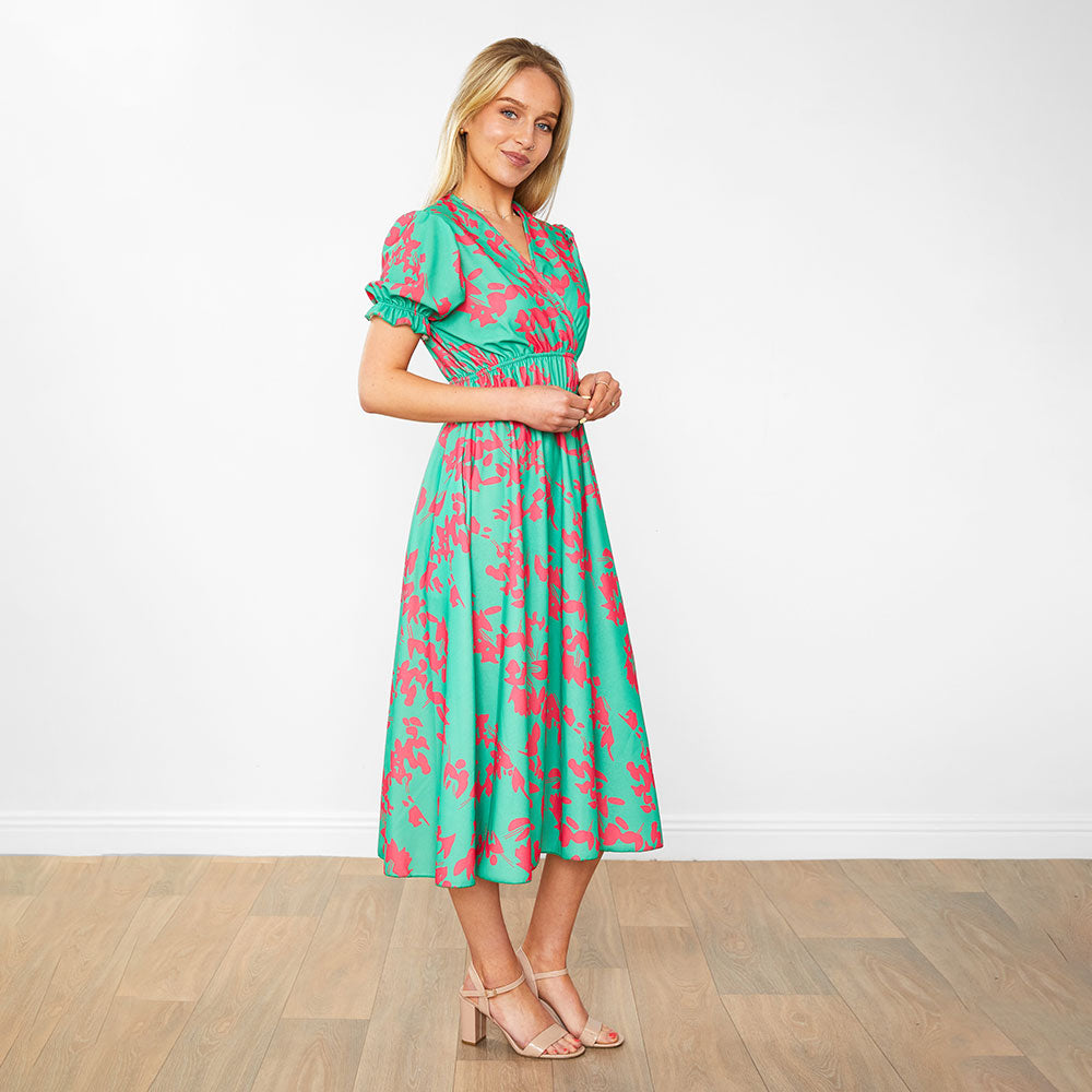 Bonnie Dress (Green Orchid)