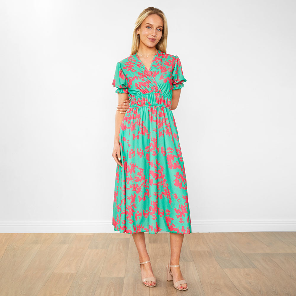 Bonnie Dress (Green Orchid)