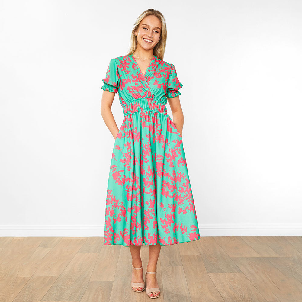 Bonnie Dress (Green Orchid)