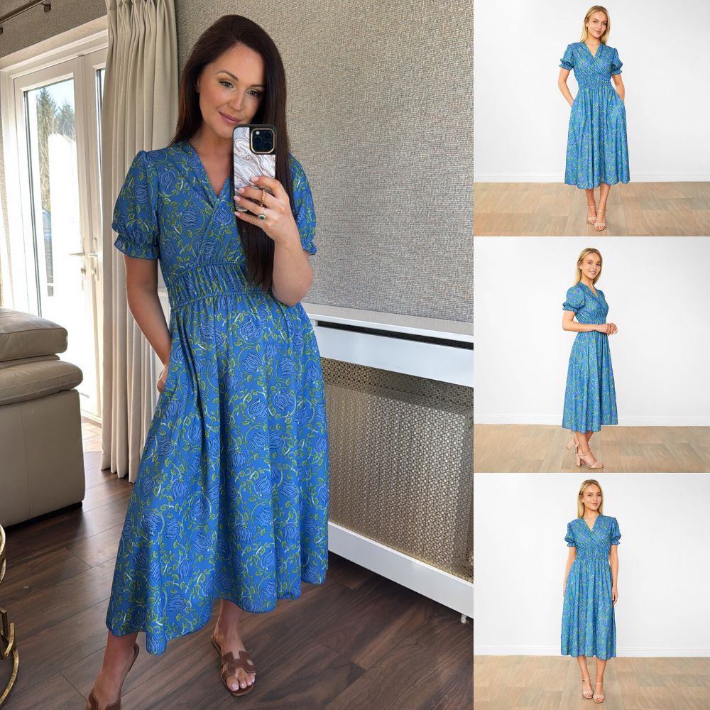 Bonnie Dress (Blue Lotus)