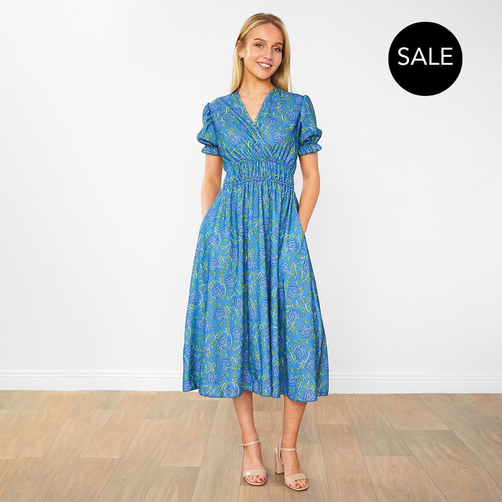 Bonnie Dress (Blue Lotus)