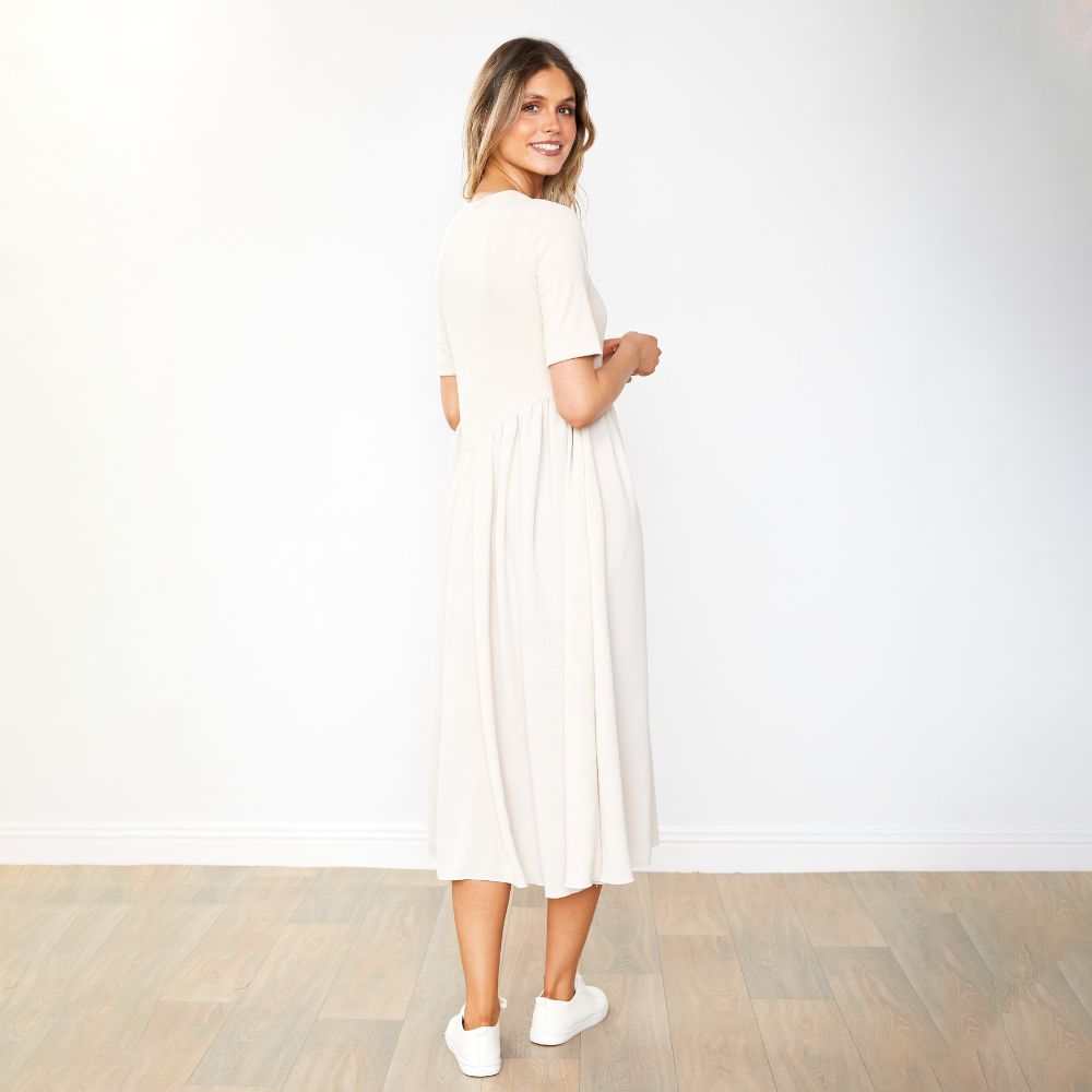 Bobbie Dress (Vanilla)