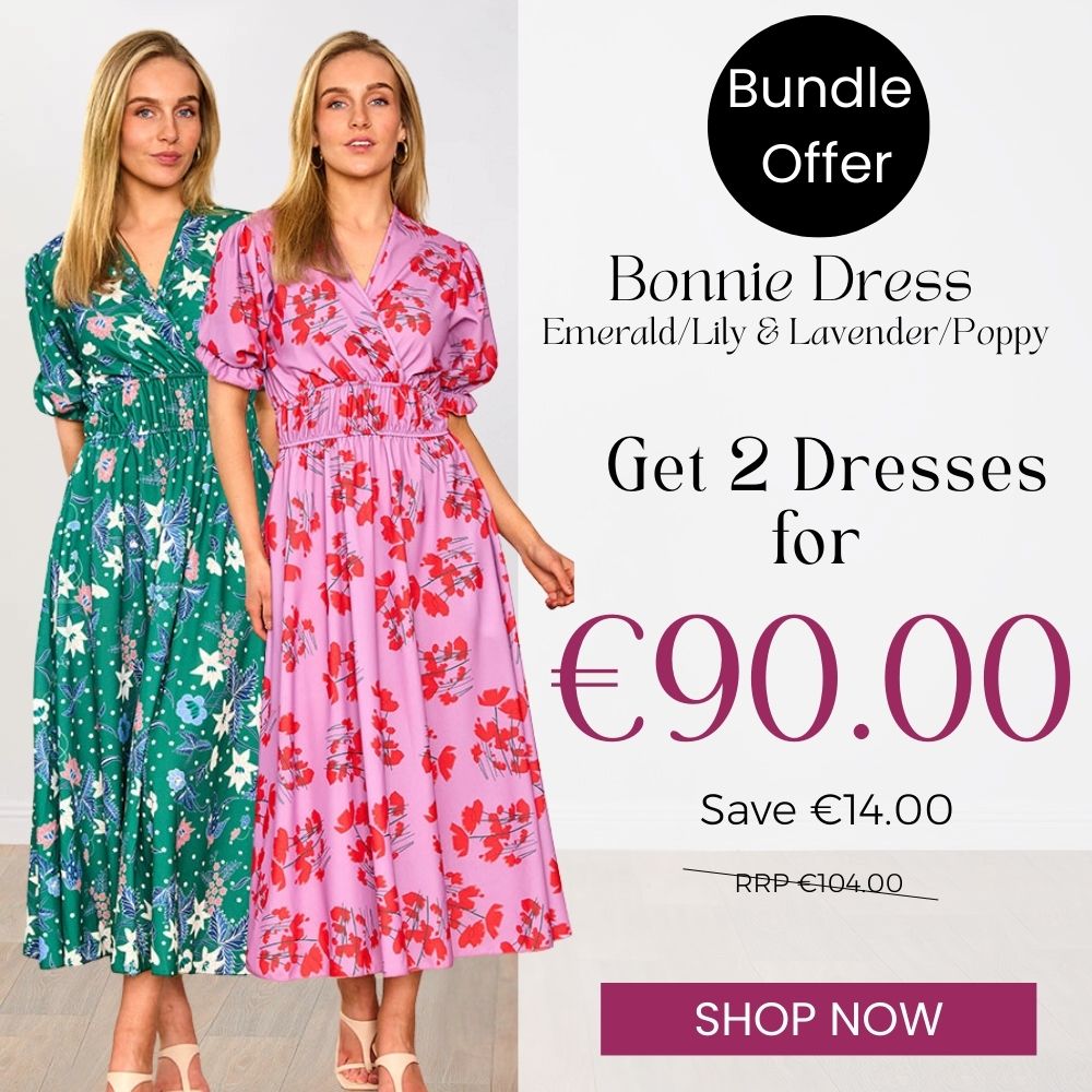 Bonnie Dress (Emerald/Lily) & (Lavender/Poppy) for €90.00