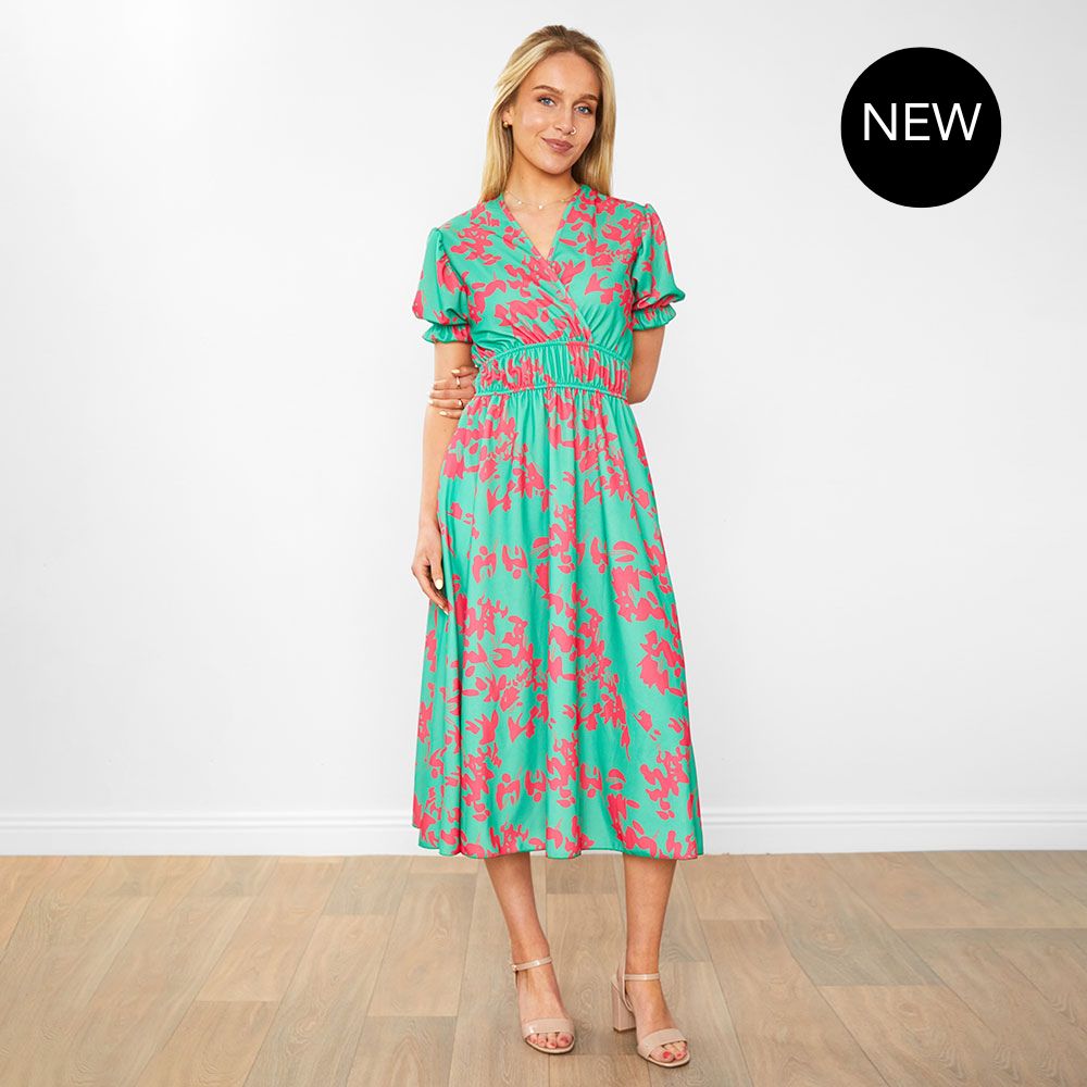 Bonnie Dress (Green Orchid)