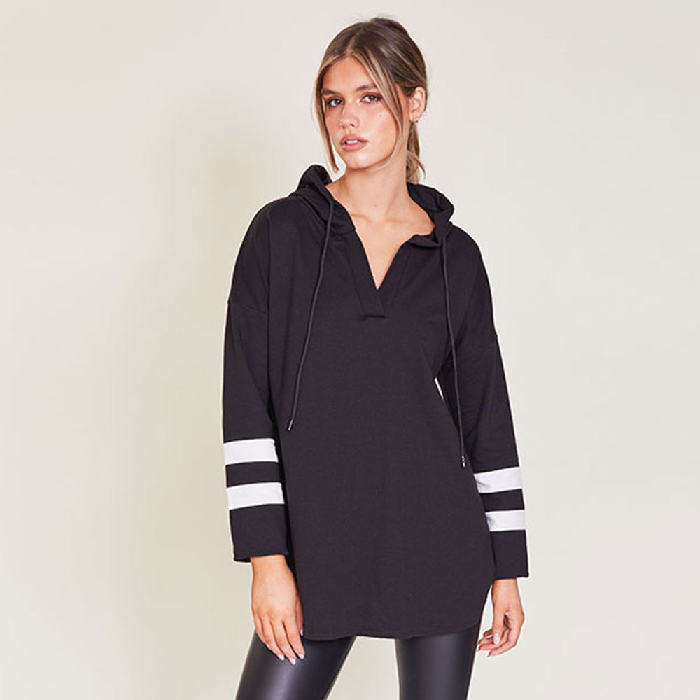 Bree Hoody (Black/White)