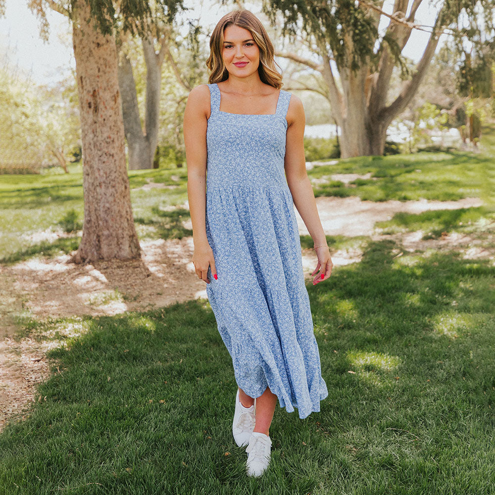 Diana Dress Blue & Pink (2 for €80)