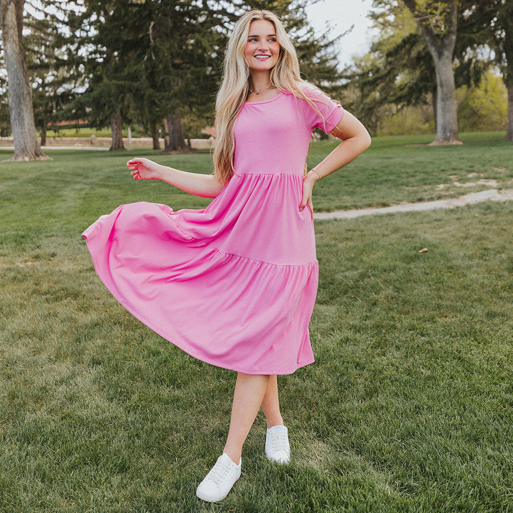 Aida Dress Black & Pink (2 for €66)