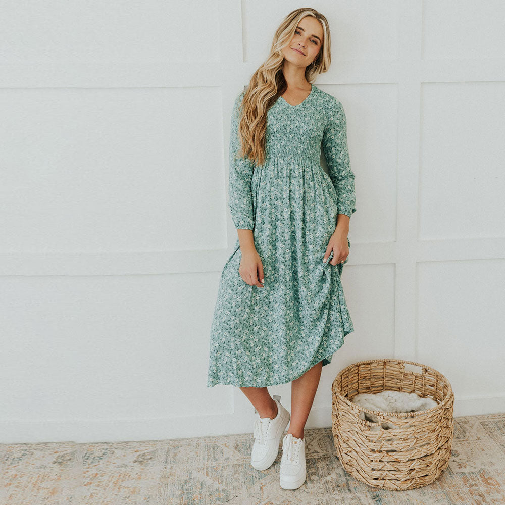Nadia Dress (Mint)