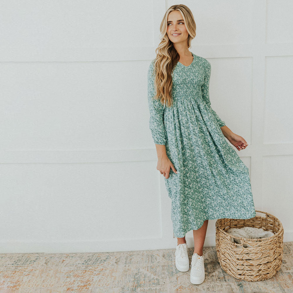 Nadia Dress (Mint)