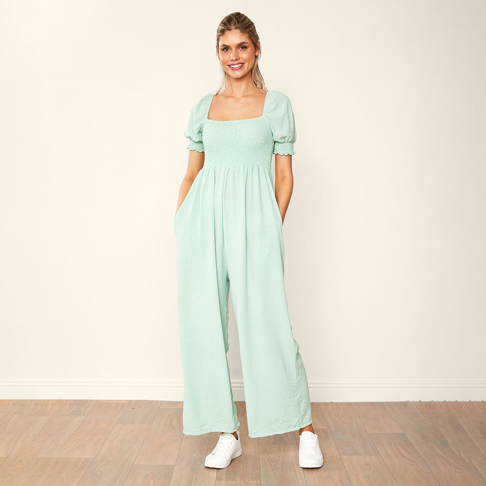 Camilla Jumpsuit (Mint)